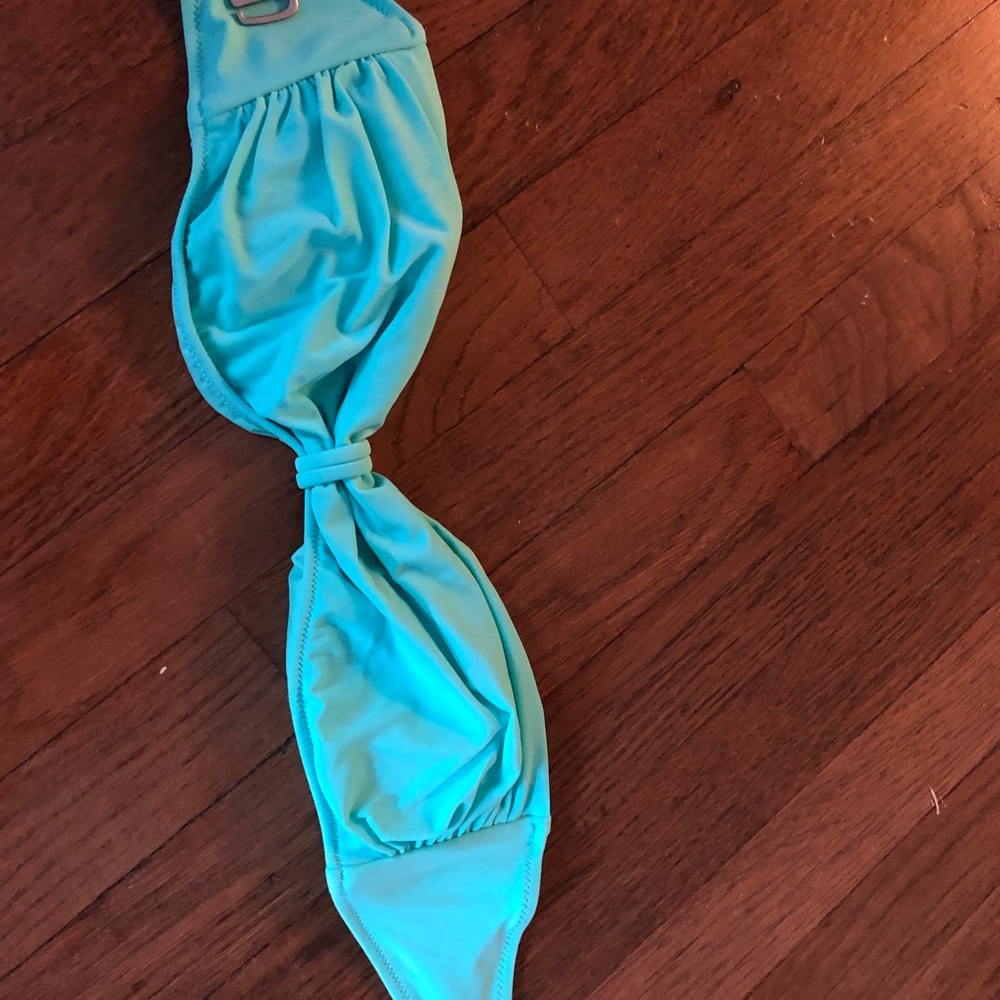 Pink Victoria secret bandeau in teal